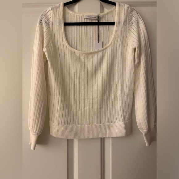 NWT Stitches and Stripes Sweater light beautiful design Size Small - Picture 2 of 6